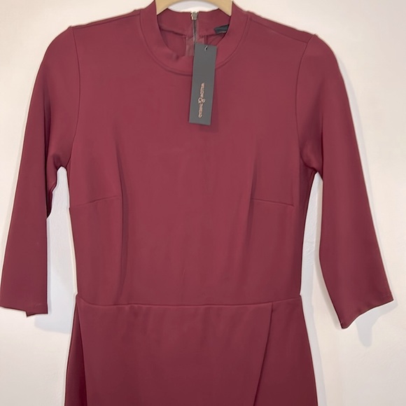 Willow & Thread (REITMANS) Burgundy Midi Dress - Picture 2 of 4